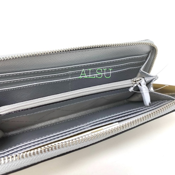 Michael Kors LG Continental Wallet Mirror Silver - Picture 4 of 7